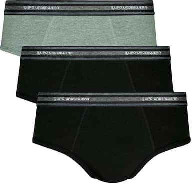 Kit 3 Cuecas Slip com Elastano Lupo Masculina Adulto