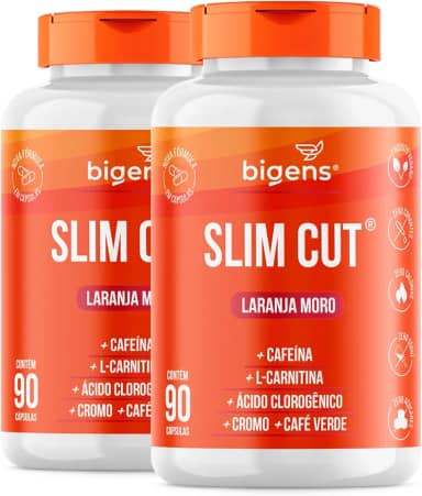 Laranja Moro (Morosil®), Cafeína, Café Verde, Cromo, Biogens, Kit 2x 90 Cápsulas