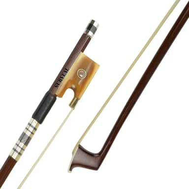 Arco profissional de violino Brazilwood Natural Mongólia rabo de cavalo sapo chifre de boi (4/4)