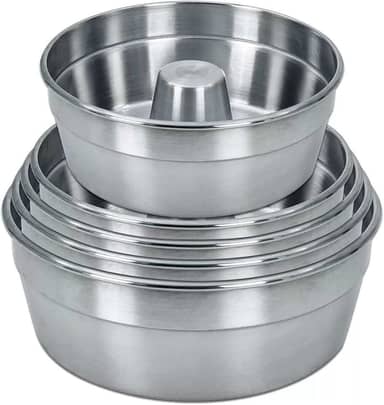 Jogo Com 5 Assadeiras Forma Para Bolo Pudim Sobremesa Nº 14-16-18-20-22