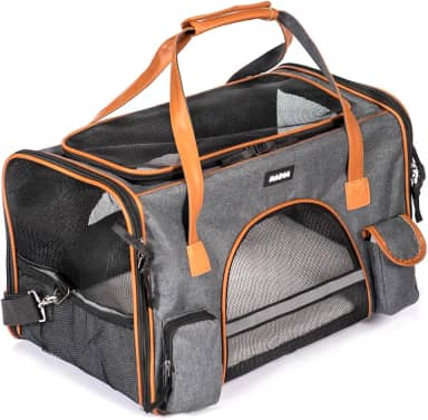 Bolsa Transporte Pet Grande Viagem Cabine Avião MADOG Lux ES