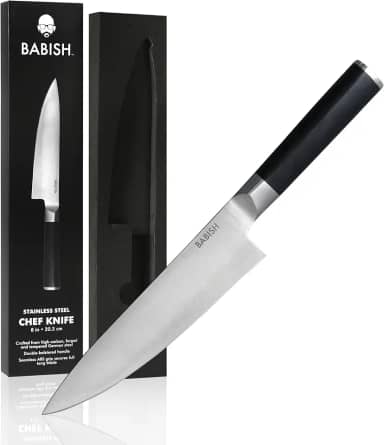 Faca de cozinheiro Babish, aço alemão, 20 cm, aço inoxidável