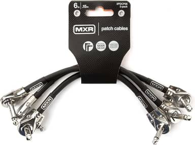 MXR Patch Cable 15.2 cm|15 cm - Pacote com 3 (3PDCP06)