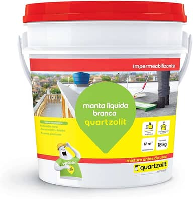 MANTA LIQUIDA BRANCA Quartzolit 18KG