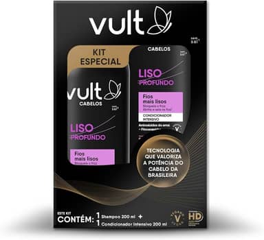 VULT PROMOPACK SHAMPOO E CONDICIONADOR LISO PROFUNDO 2x200ml