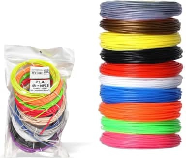 IIGENAI Caneta 3d Impressora Filamento ABS Kit 10 Cores 5m 1.75mm