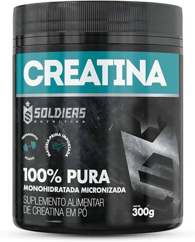Soldiers Nutrition Creatina Monohidratada Pote 300g