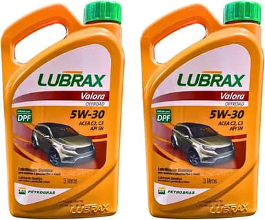 3 Litros de óleo Para Motor Lubrax Sintético SN 5W30 Off Road Diesel com DPF 3 Litros de óleo Para Motor Lubrax Sintético SN 5W30 Off Road Diesel com DPF