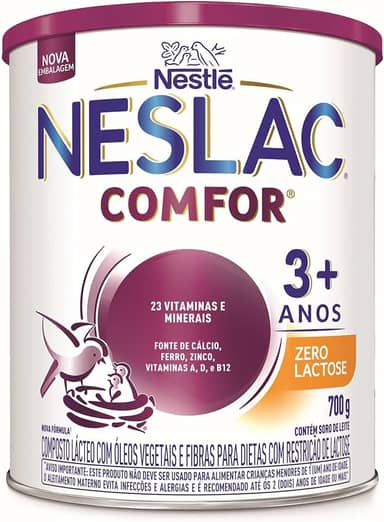 Neslac Comfor Zero Lactose - Composto Lácteo, Fórmula infantil, 700g