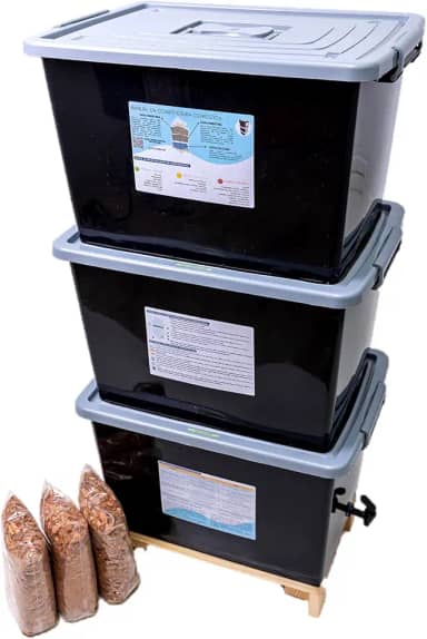 Composteira Doméstica Minhocário 150l - Produza seu próprio adubo orgânico