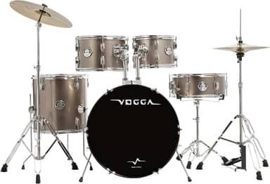 BATERIA ACÚSTICA VOGGA JAM BUMBO 20" VPD420 CHR (CHROME)