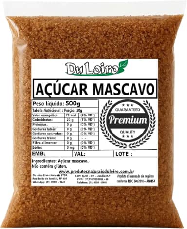 Açúcar Mascavo 500G