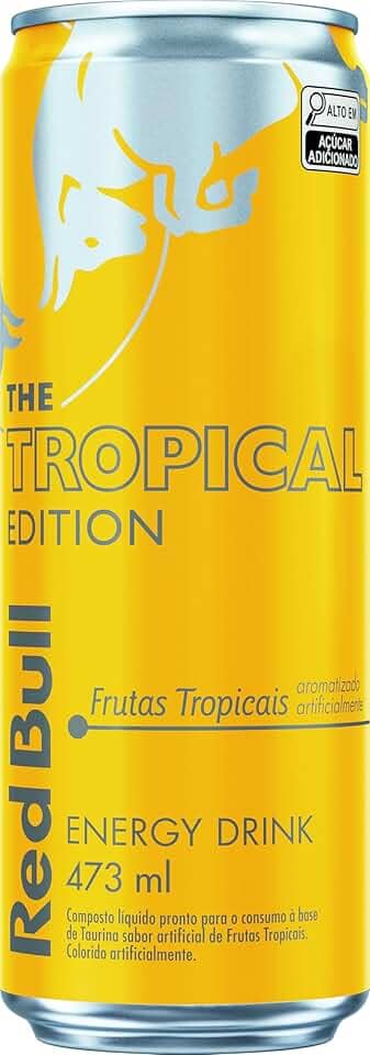 Red Bull Energético, Tropical, 473 ml
