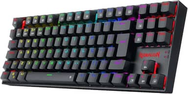 Teclado Mecânico Gamer Redragon Kumara Pro RGB Switch Marrom Preto - K552RGB-BRS-B