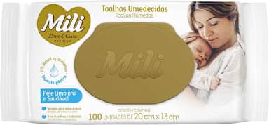 Mili Toalhinha Umedec. Mili Love&Care - 100 Unidades