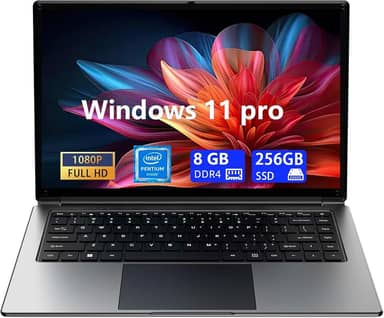 Laptop de 15 polegadas, AMD A9-9400 até 3,2 GHz, 8 GB de RAM e SSD de 128 GB, laptop 2,4G/5G WiFi Win11 com FHD IPS, notebook fino e leve, para trabalho e
