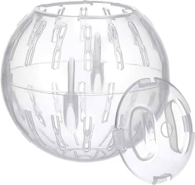 TOYANDONA Bola De Exercício Hamster Bola De Corrida Plástico Transparente 3.9 Polegadas Hamsters Anões Acessórios Gaiolas Pequenos Animais Estimação
