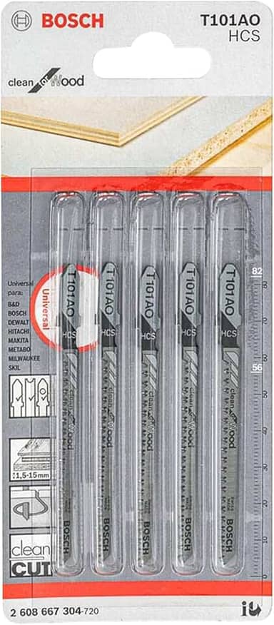 Bosch Lâmina serra tico tico T11AO Clean for wood