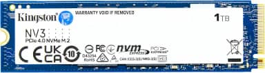 SSD Kingston NV3 1TB M.2 2280 NVMe Gen4, Desempenho e Eficiência para Upgrade de PC – SNV3S/1000G