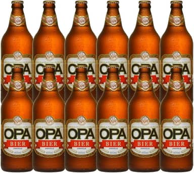 Pack 12 unidades Cerveja Puro Malte Pilsen teor 4,6% 600ml Opa Bier