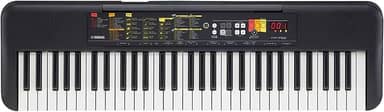 Yamaha PSR-F52 - Teclado digital portátil e compacto com 61 teclas, 144 vozes de instrumentos e 158 estilos de acompanhamento, preto