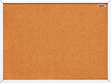 Quadro de Aviso Cortiça Moldura Fit Branco STALO, 100x70