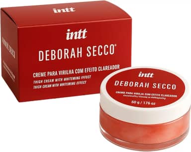 Creme Clareador Deborah Secco Para Virilha Axilas região íntima Cotovelos Joelhos Com Efeito Hidratante Textura Leve Com Aloe Vera e D-Pantenol Todos os Tipos de Pele Sem Parabenos Intt 50G