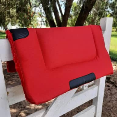 Manta Para Sela De Cavalo Baixeiro para Arreio Reforçado (Vermelha)