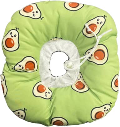 Colar Elizabetano Cães e Gatos PETYC Ajustável Confortável Pós-Cirúrgico Proteção Essencial (Verde - Abacate, G)