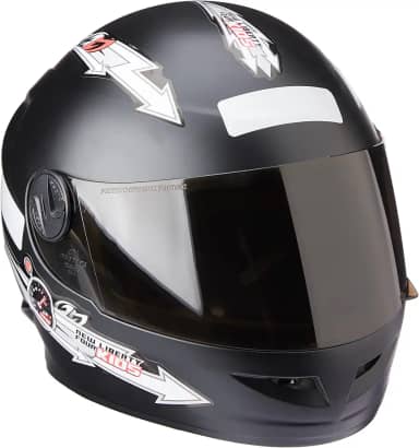 CAPACETE FECHADO PRO TORK LIBERTY FOR KIDS SOLID PRETO FOSCO TAM. 54 VIS. FUMÊ