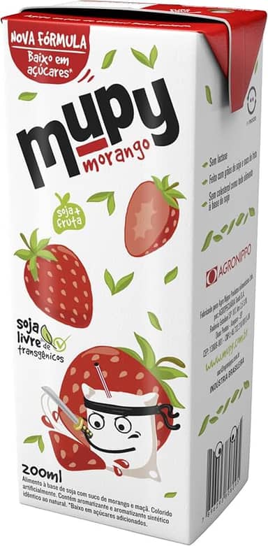 HYDE ALIMENTOS LTDA Mupy Morango Slim 200 Ml