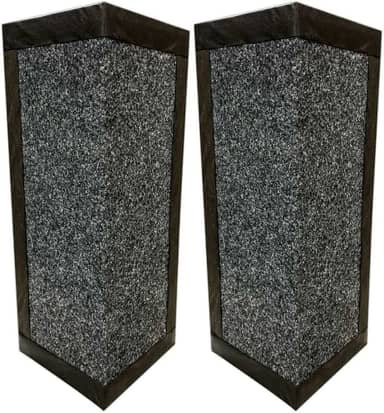 2 Arranhador Canto De Sofá E Parede Para Gatos Carpete Cinza Protetor