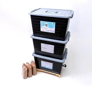 Composteira Doméstica Minhocário 168l - Reduza seu lixo orgânico