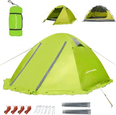 JOYFOX Barraca de Camping 3 Pessoas RAINFLY Alumínio Ultralight Upf 50 Coluna D'água de 3000mm