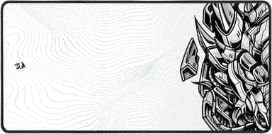 Mousepad Gamer Redragon Flick XL Special Edition Cypher Branco e Preto 400x900mm P032A