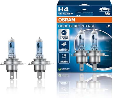 OSRAM COOL BLUE INTENSE NEXT GENERATION H4 64193 CBN - HCB DUO (até 5000K)