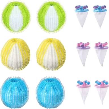 Removedor de pelos de animais de estimação atualizado para roupas e máquina de lavar, coletor de pelos de animais de estimação para roupas, apanhador de fiapos de máquina de lavar para cães e gatos