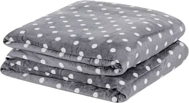 MANTA COBERTOR FLANNEL POÁ SOLTEIRO - ANTIALÉRGICA (Cinza)
