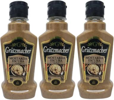 Mostarda Escura Grutzmacher - Kit 3 Unidades