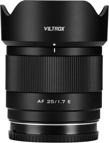 VILTROX Lente de montagem 25 mm F1.7 E, AF 25 mm F1.7 E para Sony E, lente APS-C Prime para Sony a6400 a6500 a6600 ZV-E10 FX30 A6700 ZC-E10II a7LL/A, a7RLL/A, a7LL/A, a7RLL/A,