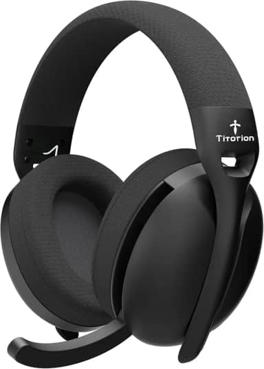 Fone De Ouvido Headset Gamer com Fio Preto Branco USB P2/P3 Compatível Vídeogame Celular Titorion (Preto)