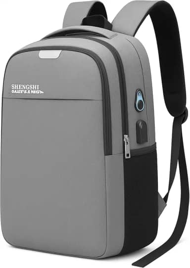 Mochila Executiva Unissex para Notebook até 15.6” - com Entrada USB e Passa-fio para fone – Ideal para Faculdade, Trabalho e Viagens – Antifurto, Reforçada e Confortável - Masculina e Feminina