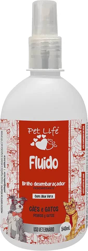 Fluido Desembaraçador Cães e Gatos Pet Life 540 mL