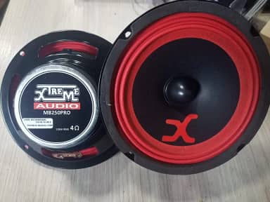 XTREME audio Par De Alto Falante Medio Grave 6 Polegadas Oferta = zeta zetta evok