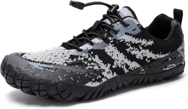 Sapatos aquáticos para mulheres e homens, bico largo, secagem rápida, leve, malha respirável, com orifícios de drenagem, para praia, natação, ioga, exercício, surfe, piscina, barco