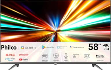 Smart TV 58" Philco LED 4K Google TV HDR10 P58KGA