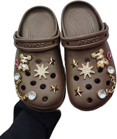 Chinelo Sandália Babuche Plataforma Confortável Leve Com Pingente Corfly Solado Antiderrapante