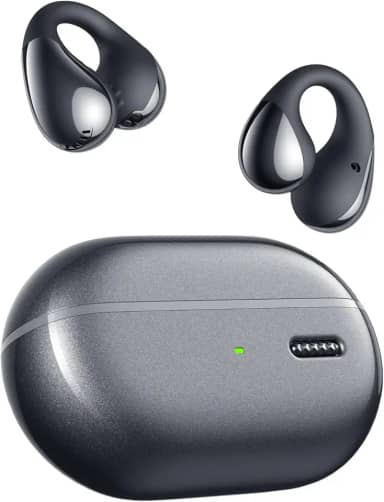 SoundPEATS PearlClip Pro Fones de Ouvido Bluetooth 5.4 de Ouvido Aberto com Presilha, IPX5 à Prova d'Água, 24H de Bateria, Controle por APP, Fones Esportivos para Corrida, Ciclismo e Fitness