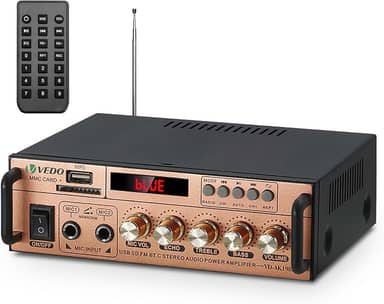 VD-AK198E Blue-tooth Car Home 12v/220v Power Amplifier Blue-toothreceiver Digital Amplifier Two Extension For Karaoke Home Theater