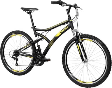 Caloi Bicicleta Andes, Aro 26, Câmbio 21 Velocidades, Preta